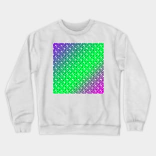 Black Unicorn Pattern (Blue & Pink) Crewneck Sweatshirt